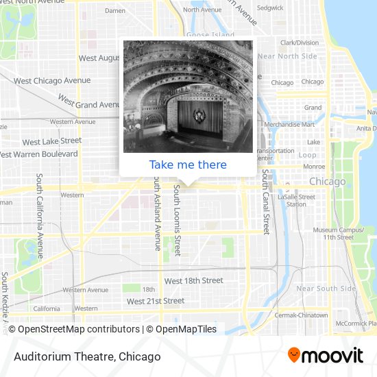 Auditorium Theatre map