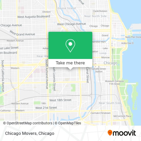 Mapa de Chicago Movers