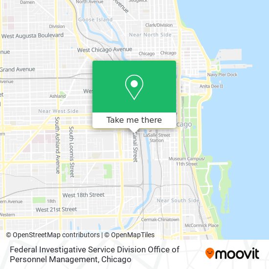 Federal Investigative Service Division Office of Personnel Management map
