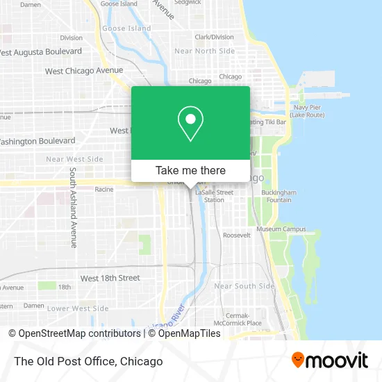 The Old Post Office map