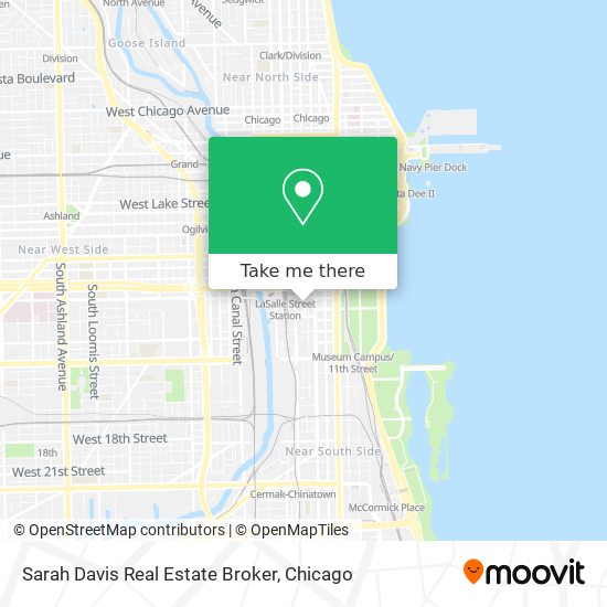 Sarah Davis Real Estate Broker map