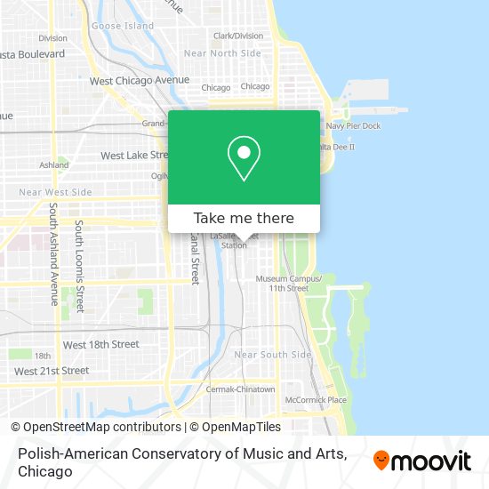 Polish-American Conservatory of Music and Arts map