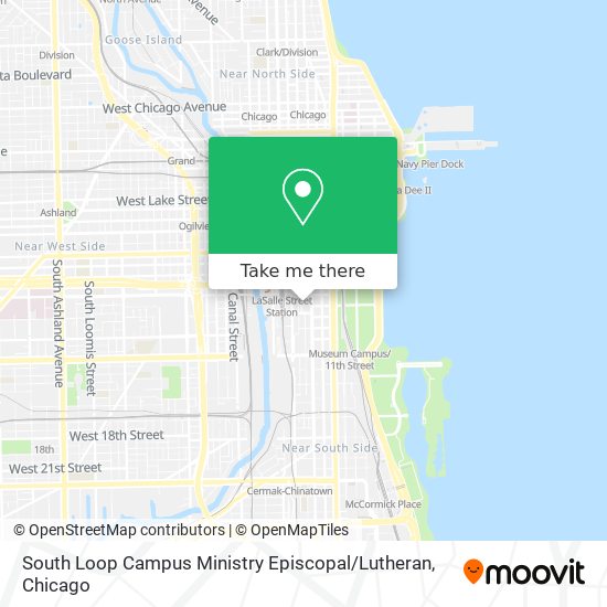 South Loop Campus Ministry Episcopal / Lutheran map