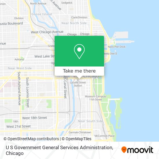 U S Government General Services Administration map