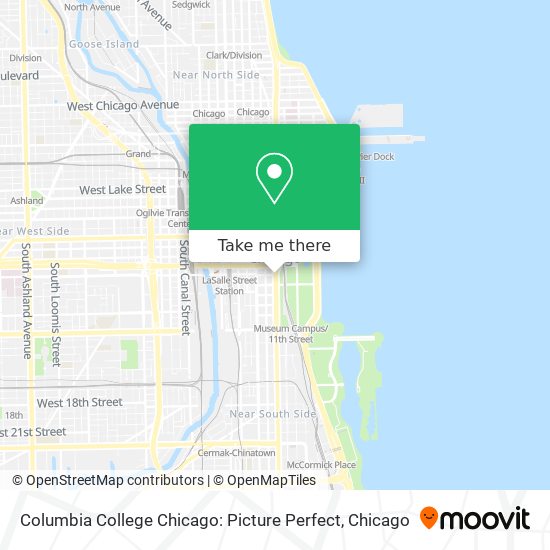 Columbia College Chicago: Picture Perfect map