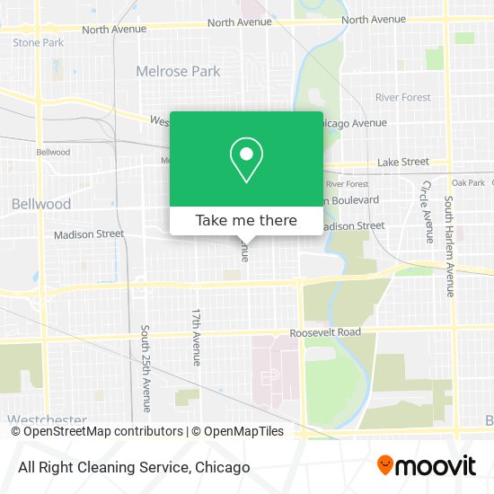 Mapa de All Right Cleaning Service