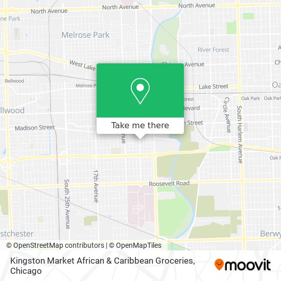 Mapa de Kingston Market African & Caribbean Groceries