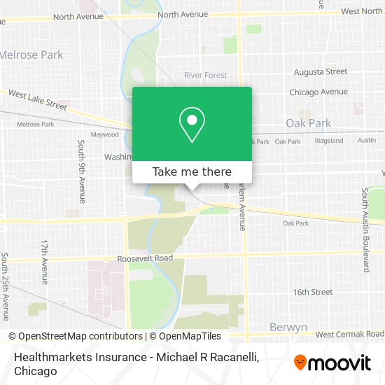 Healthmarkets Insurance - Michael R Racanelli map