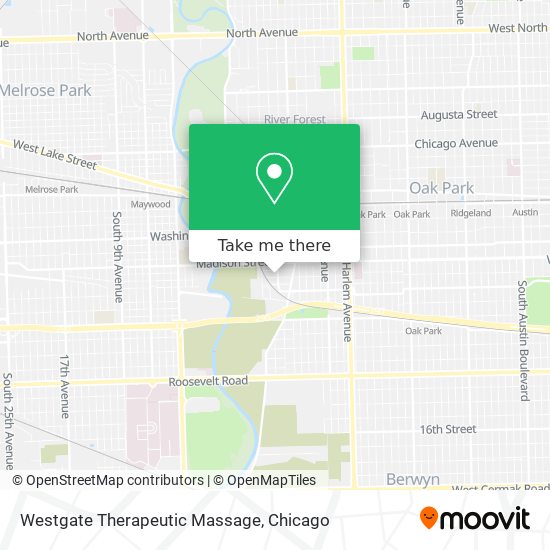 Mapa de Westgate Therapeutic Massage