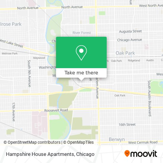 Hampshire House Apartments map