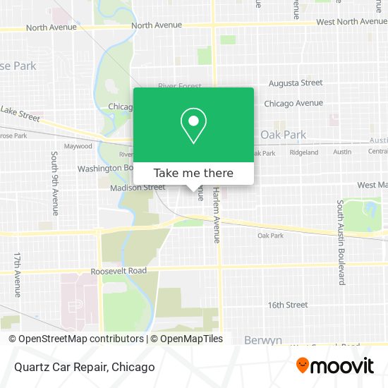 Quartz Car Repair map