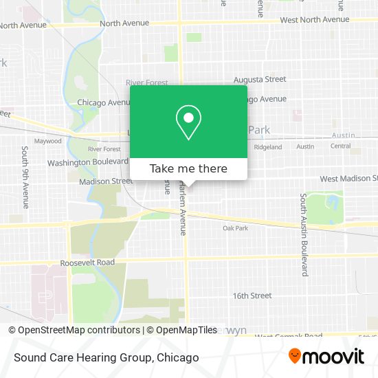 Mapa de Sound Care Hearing Group