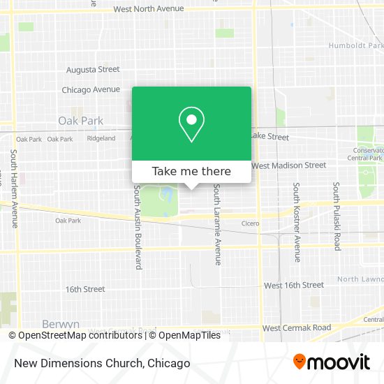 New Dimensions Church map