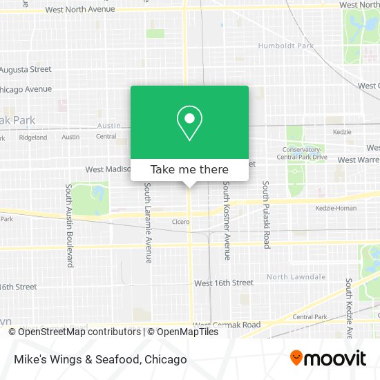 Mike's Wings & Seafood map