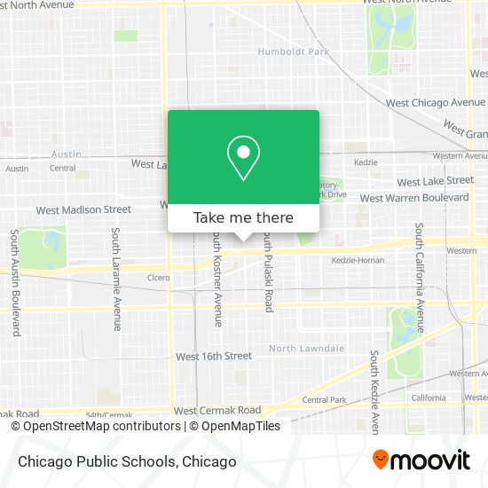 Mapa de Chicago Public Schools