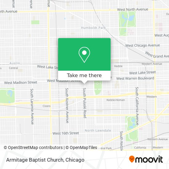 Armitage Baptist Church map