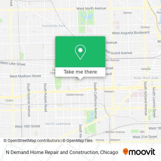N Demand Home Repair and Construction map