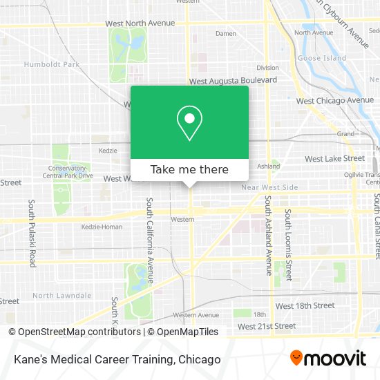 Kane's Medical Career Training map