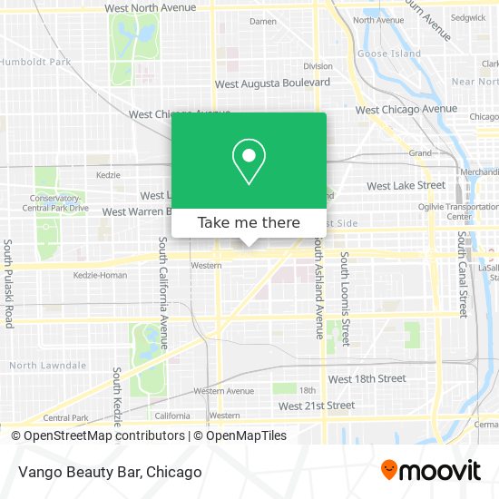 Vango Beauty Bar map