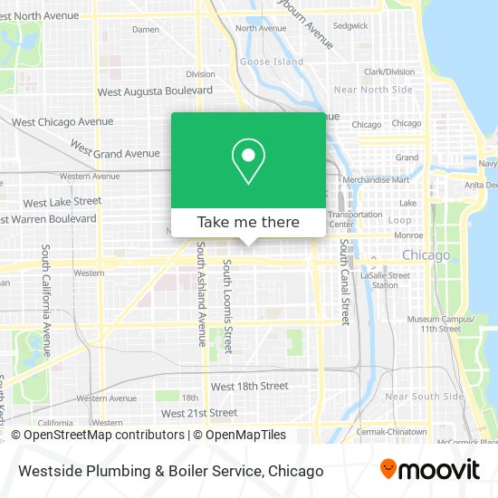 Westside Plumbing & Boiler Service map