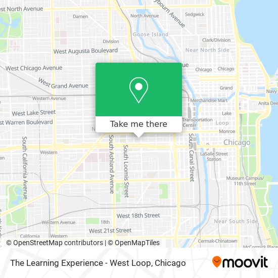 The Learning Experience - West Loop map