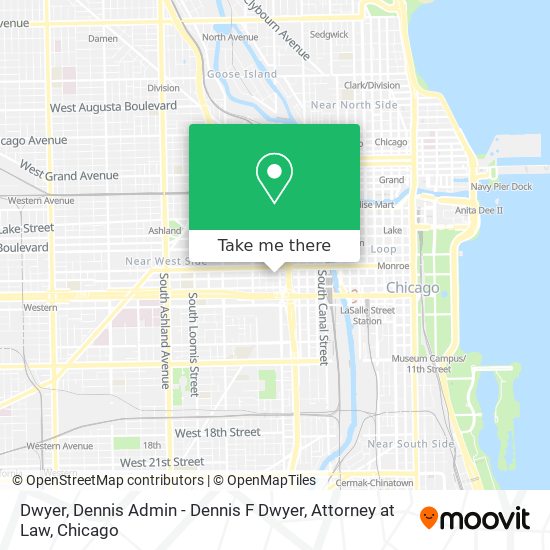 Mapa de Dwyer, Dennis Admin - Dennis F Dwyer, Attorney at Law