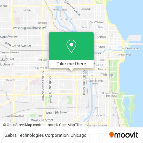 Mapa de Zebra Technologies Corporation