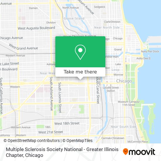 Multiple Sclerosis Society National - Greater Illinois Chapter map