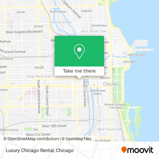 Mapa de Luxury Chicago Rental