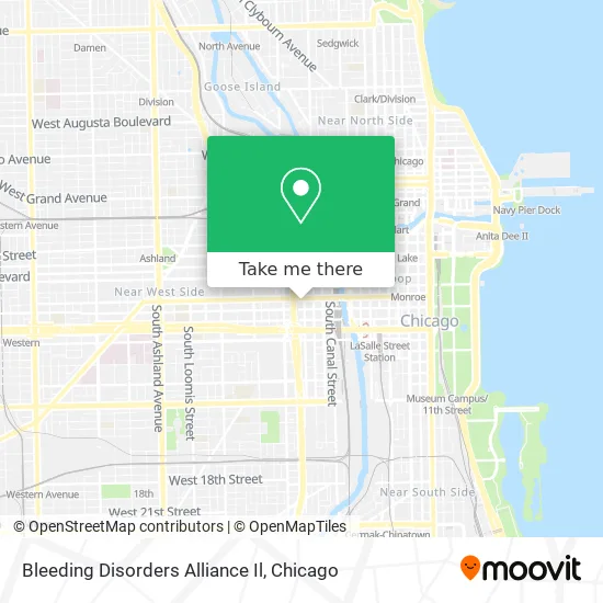 Bleeding Disorders Alliance Il map