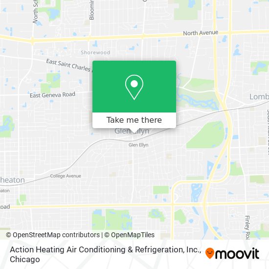 Action Heating Air Conditioning & Refrigeration, Inc. map