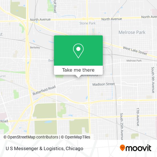 Mapa de U S Messenger & Logistics