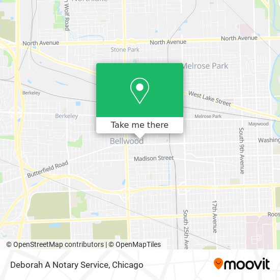 Deborah A Notary Service map