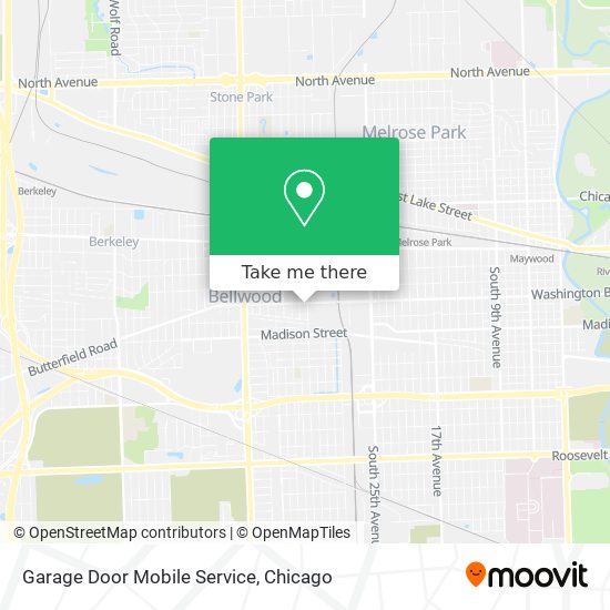 Mapa de Garage Door Mobile Service