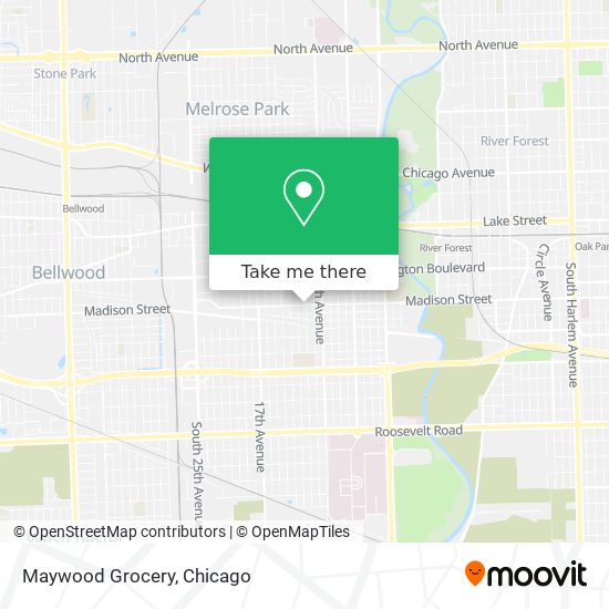 Maywood Grocery map