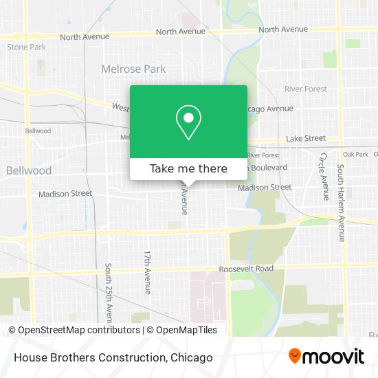 House Brothers Construction map