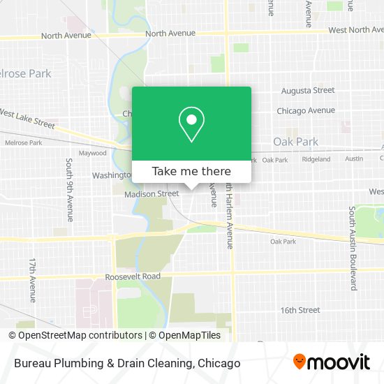 Bureau Plumbing & Drain Cleaning map