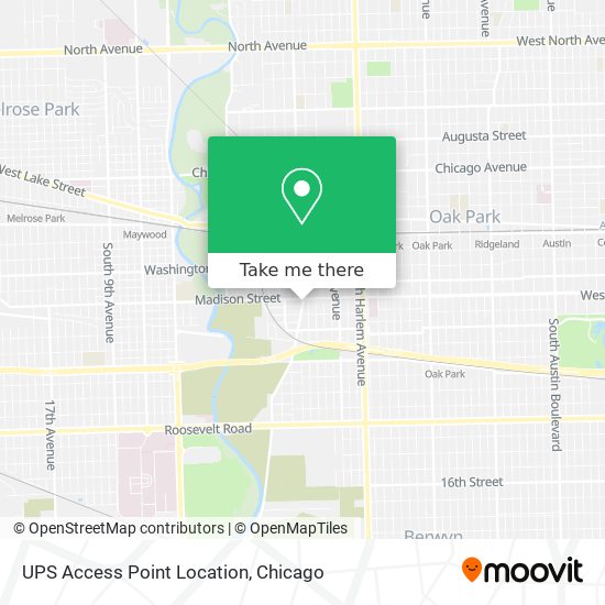 Mapa de UPS Access Point Location