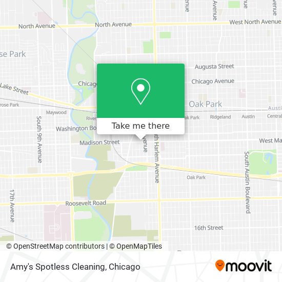 Amy's Spotless Cleaning map