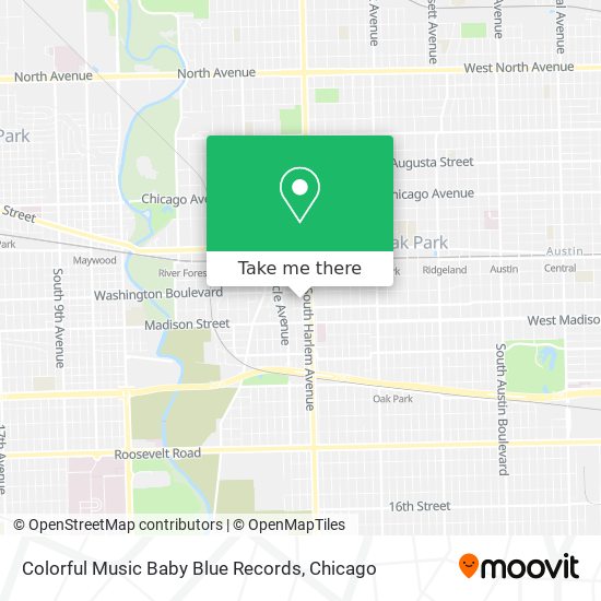 Colorful Music Baby Blue Records map