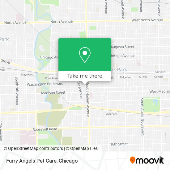 Furry Angels Pet Care map