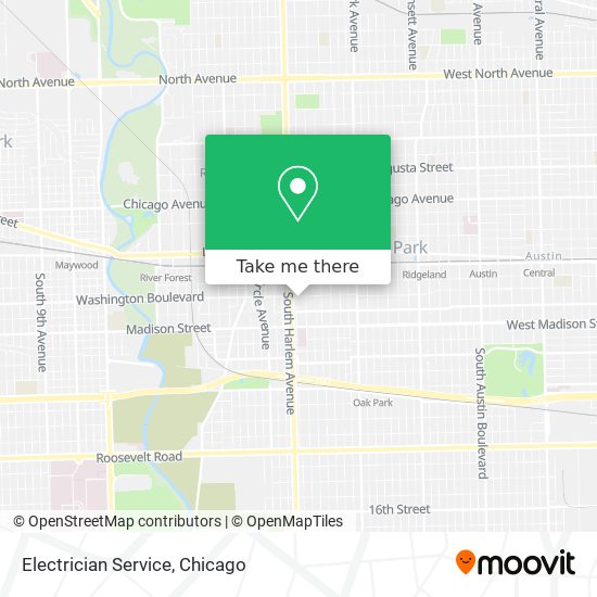 Electrician Service map