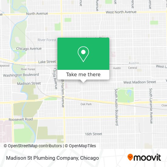 Mapa de Madison St Plumbing Company