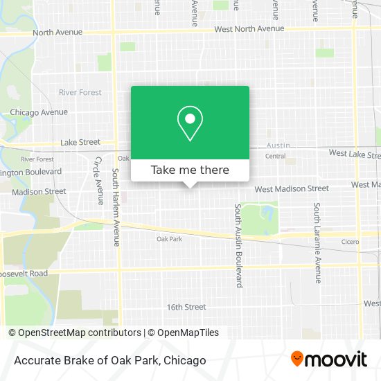 Mapa de Accurate Brake of Oak Park