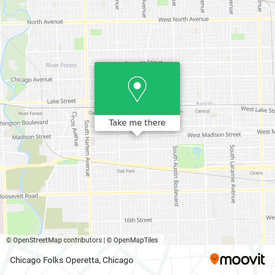 Mapa de Chicago Folks Operetta