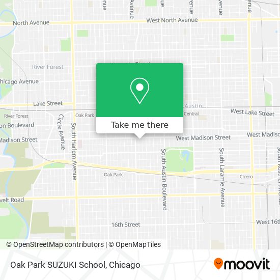 Oak Park SUZUKI School map