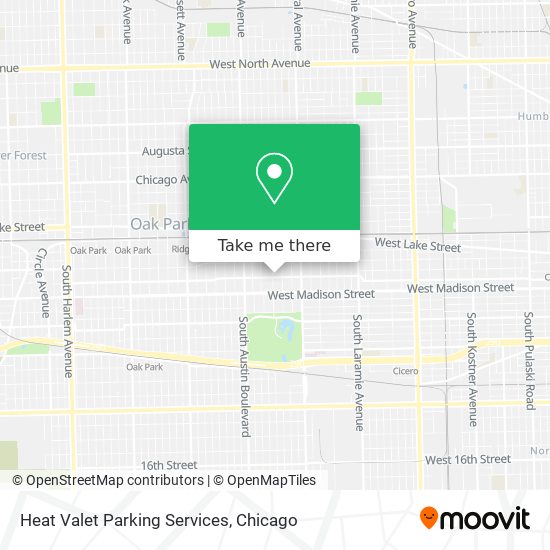Mapa de Heat Valet Parking Services