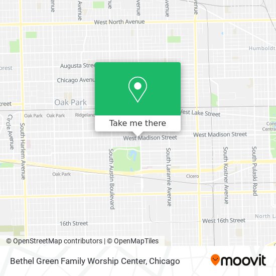 Mapa de Bethel Green Family Worship Center