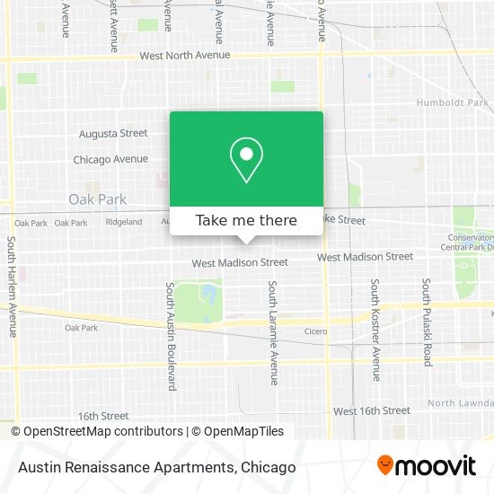 Mapa de Austin Renaissance Apartments