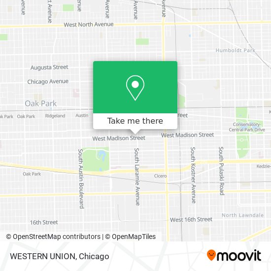 WESTERN UNION map